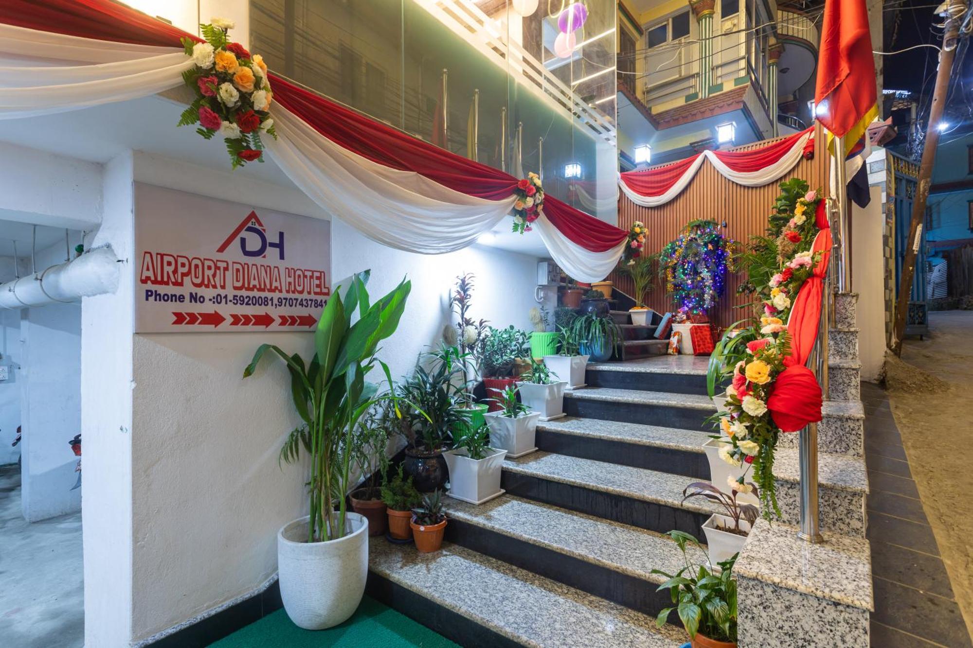 Airport Diana Hotel Katmandu Dış mekan fotoğraf